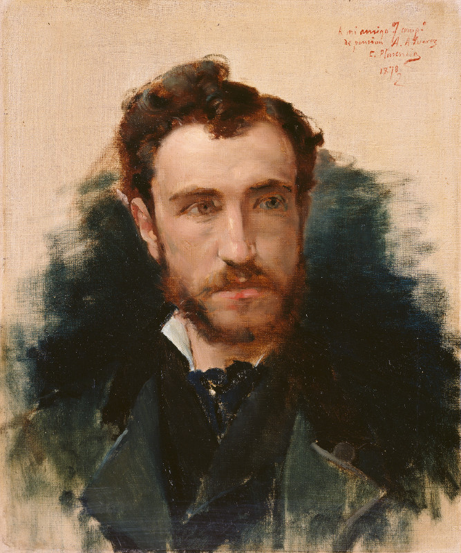 Don  Manuel Aníbal Álvarez en 1870<br>Retrato de Casto Plasencia<br>Museo de Bellas Artes, Valencia